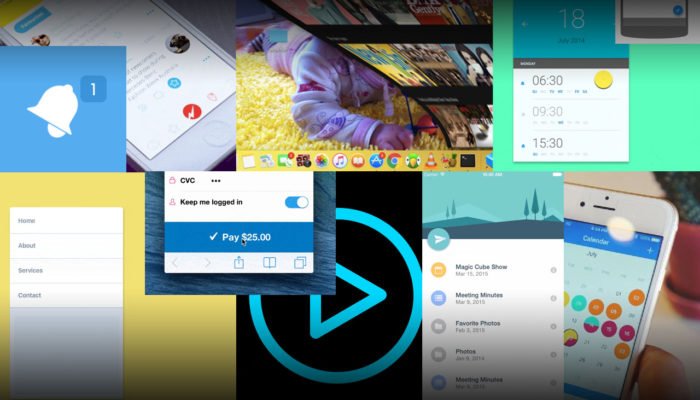Conglomerate of many UI screens